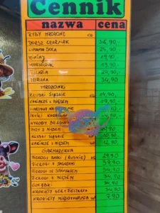 Strona mięsna pasja cennik